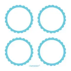 Klistermærker - Labels - Lyseblå - Babyblå-tema