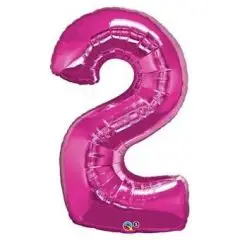 Ballontal - Pink 2 tal - Pink folietal