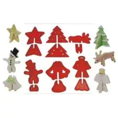 Småkage sæt - Juletema - Outlet