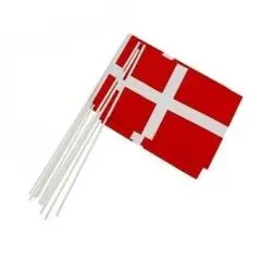 Hurra Flag papir 27x21 cm. 8 stk. - Hurraflag