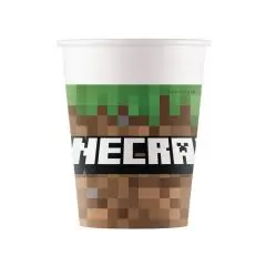 Minecraft Papkrus 200ml - 8 stk. - Engangskrus