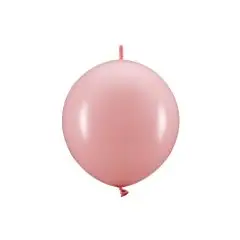 Link balloner - Lyserød - 20 stk. - Pastel Pink-tema