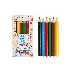Mini farveblyanter 6 stk - Bordopdækning