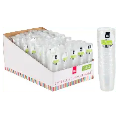 Shotglas plastik 20 stk. - Blå student pynt