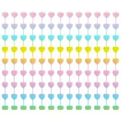 Hjerte baggrund - 100x200 cm - Pynt til lokalet