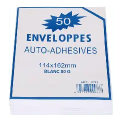 Kuvert C6 50-pak - Blå student pynt