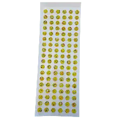 Smiley stickers 3D 80-pak - Bordopdækning