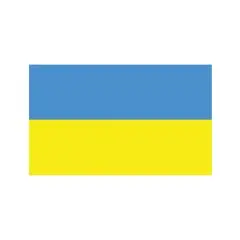 Flag Ukraine 90x150 cm - Royal blå-tema