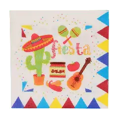 Fiesta servietter 20 stk. - Servietter med motiv