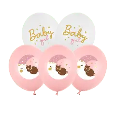 Baby Girl Mix - 6 stk. - Babyshower