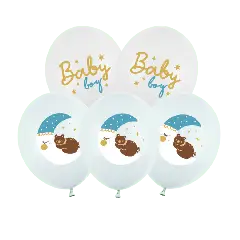 Baby Boy Mix - 6 stk. - Babyshower