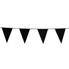 Sort banner - 10 meter - Halloween-pynt