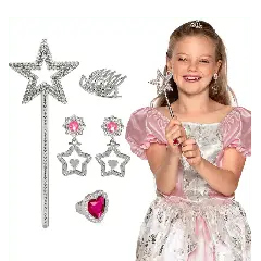 Prinsesse smykkesæt - Sølv-tema