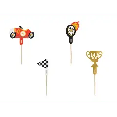 Cupcake Toppers - Biler, 12 cm - Cars-tema