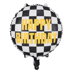 Folieballon Biler - Happy Birthday - Cars-tema