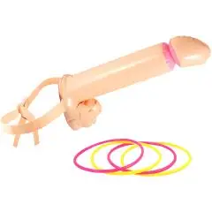 Penis Hoopla ring-spil 32 cm - Tilbehør til polterabend