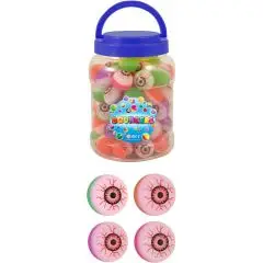 Hoppebold Creepy Zombie Øje - Halloween-bordpynt