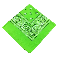 Bandana tørklæde, lysegrøn - Limegrøn-tema