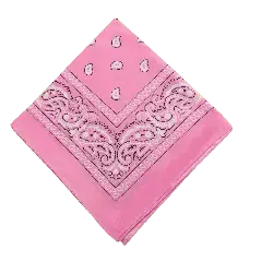 Lyserød Bandana Tørklæde - Pastel Pink-tema