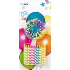 Fødselsdagslys 24-pak - Billige stearinlys