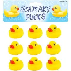 Badeand 5 cm med piv 9-pak - Babyshower