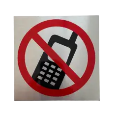 Telefon forbudt skilt - Pigebarnedåb