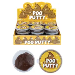 Poo putty slim, brun - Drengetema