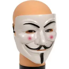 Guy Fawkes Anonymous maske - Nytårshatte