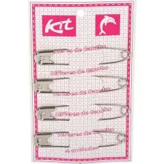 Kæmpe sikkerhedsnåle 4-pak - Pigebarnedåb