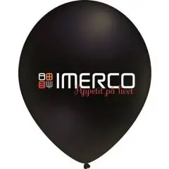 Balloner med logo 100 stk 4 farver - Balloner med logo 4 farver