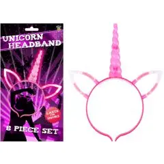 Knæklys hårbøjle enhjørning - Knæklys