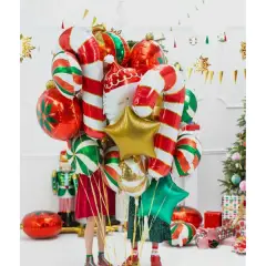 Balloner til jule festen - 40 jule balloner - Jule ballonbuket