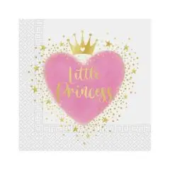 Servietter My Little Princess - 20 stk. - Hvid