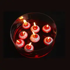 Flydelys Øje, 4 cm - 25 stk. - Flydelys