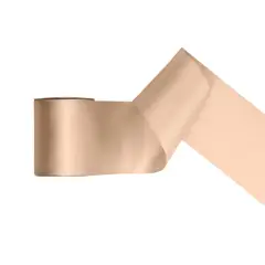 Peach Satinbånd - 10 cm. x 25 m. - Pynt til brudebilen