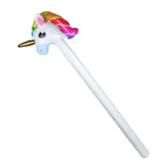 Enhjørning Kæphest - Oppustelige Dekorationer