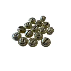 Bjælde, guld 22 mm 15-pak - 