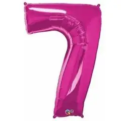 Ballontal - Pink 7 tal - Pink folietal