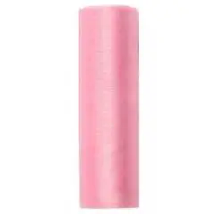 Organza Bordløber - Rosa - 0,16x9m. - Organza bordløber 0,16x9 meter