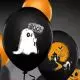 Halloween kat og spøgelse balloner - 
