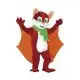 Flagermus maskot - 