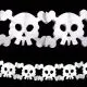 Halloween banner - skelethoveder - 