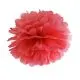 Pompom i rød 25 cm. - 