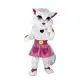 Pige katte maskot - 
