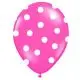 Pink balloner med hvide prikker - 