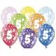 Balloner med 5 tal. - 6 balloner - 