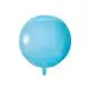 KUGLERUND FOLIE BALLON - himmelblå - 1 STK - 