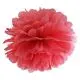 Pompom i rød 35 cm. - 