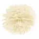 Pompom i cream farve 35cm. - 