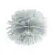 Pompom i sølv 25cm. - 